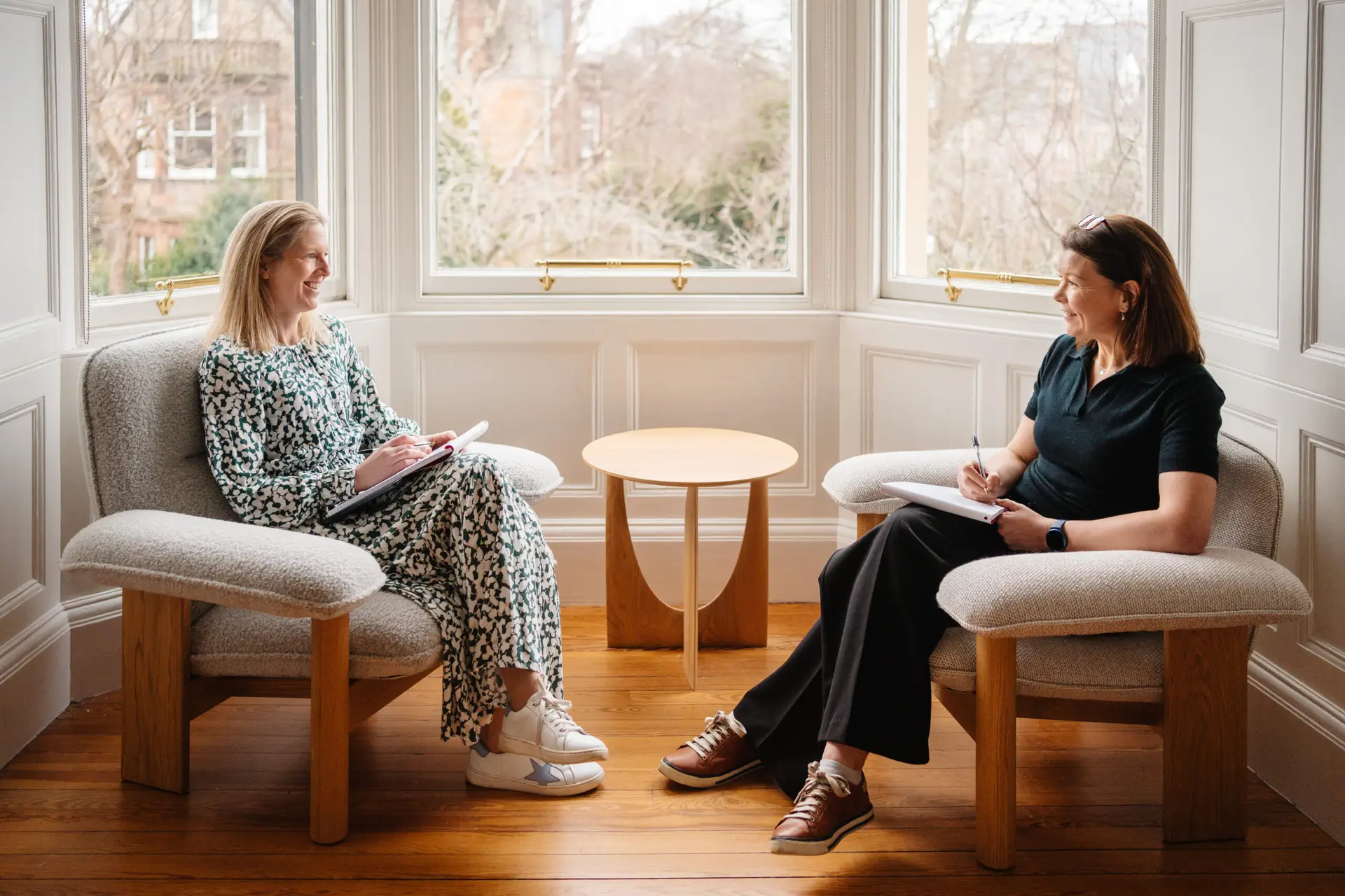 Charlotte Connolly in a coaching session